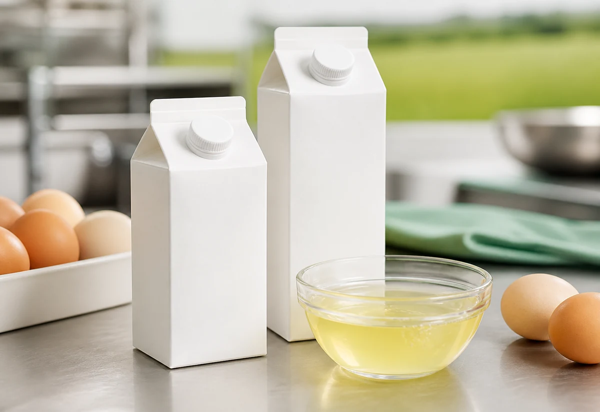 Płynne białko jaj w opakowaniu Tetra Pak ChickenLinker